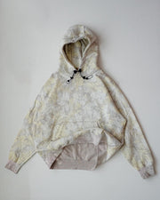 Trendy Casual Maple Leaf Hoodie - Beige