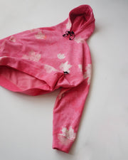 Trendy Casual Maple Leaf Hoodie - Pink