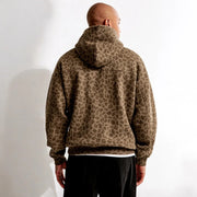 Leopard print hoodie